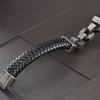 Friendship Man Bracelets Stainless Steel Braided Genuine Leather Wristband Cuff Bracelet Men Jewellery Gifts for Boyfriend Him