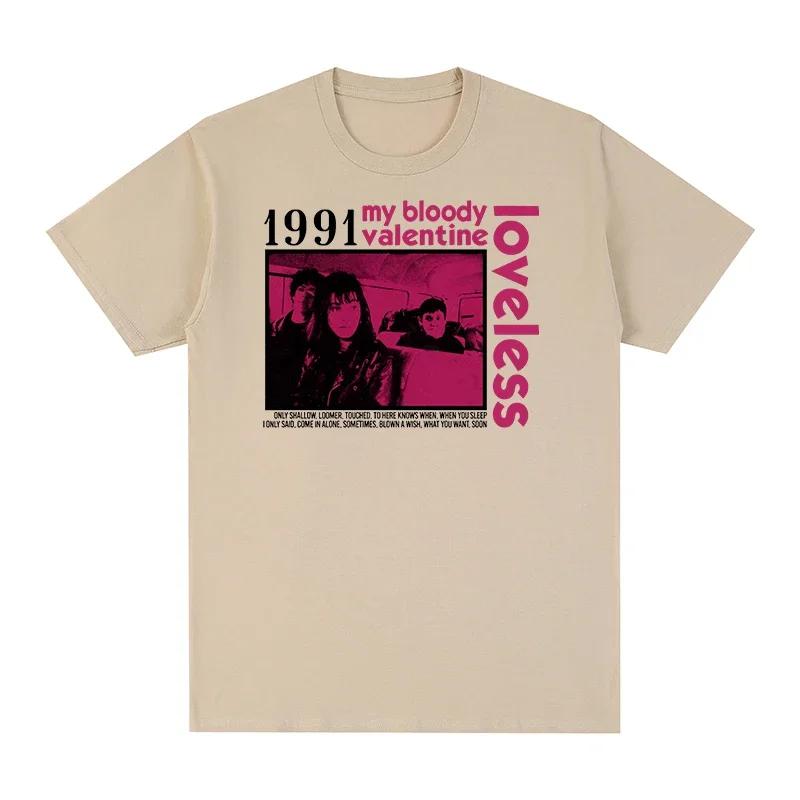 

My Bloody Valentine Loveless Original Artwork 1991 Tshirt Slowdive Unisex Woemn Tshirt New Fashion Short Sleeves Tee Tops L