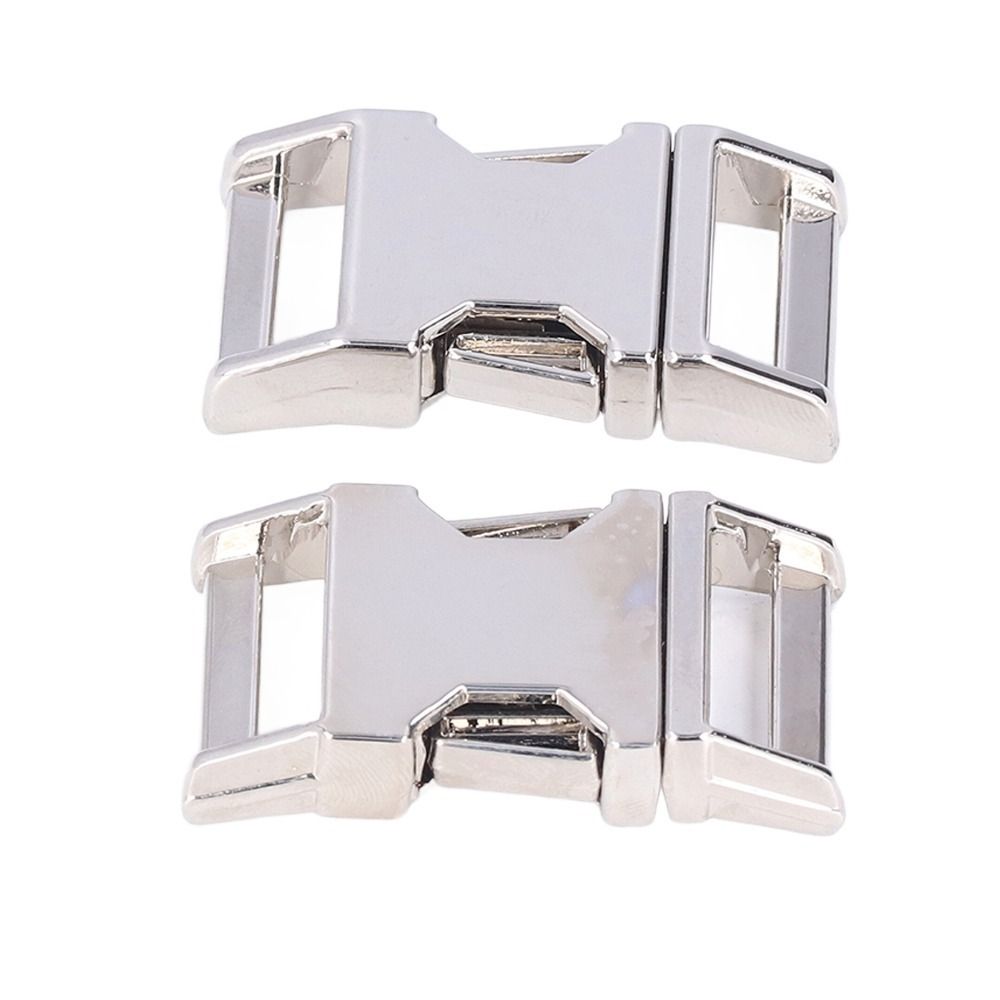 4pcs Glossy Finish Quick Release Clip Zinc Alloy Belt Buckle Metal Buckle For DIY Craft