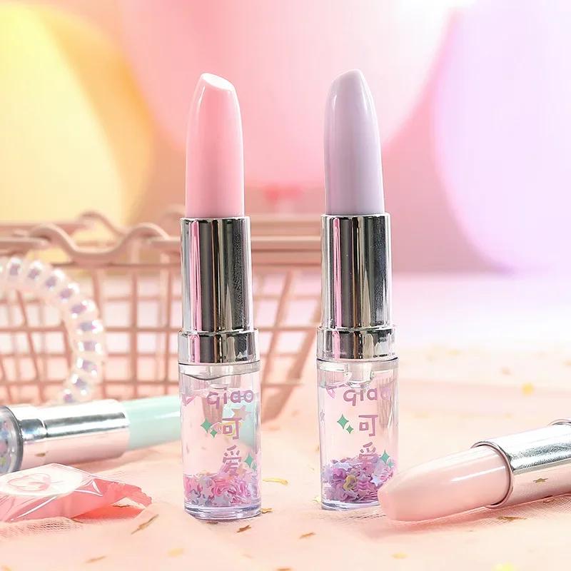 Kreativer Lippenstift Form Glitzer Gelstift Treibsand 0,5 mm Unterschrift Schule Büro Schreibwaren Japanische Schreibwaren