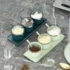Plastic Seasoning Storage Box 3/4 Grid Salt Suger Jar Household Spice Jar  Suger