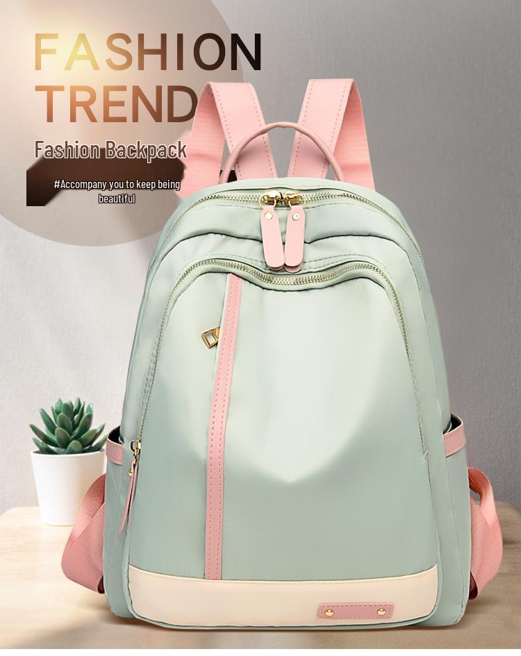 Women's Korean Style Large Capacity Double Shoulder Backpack - Casual, Stylish, Versatile Travel Bag for Students