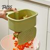 Sink Filter for Food Residue Hanging Strainer Basket, One-Press Waste Catcher, Anti Clogging Practical Kitchen Gadget Filter, Storage Basket