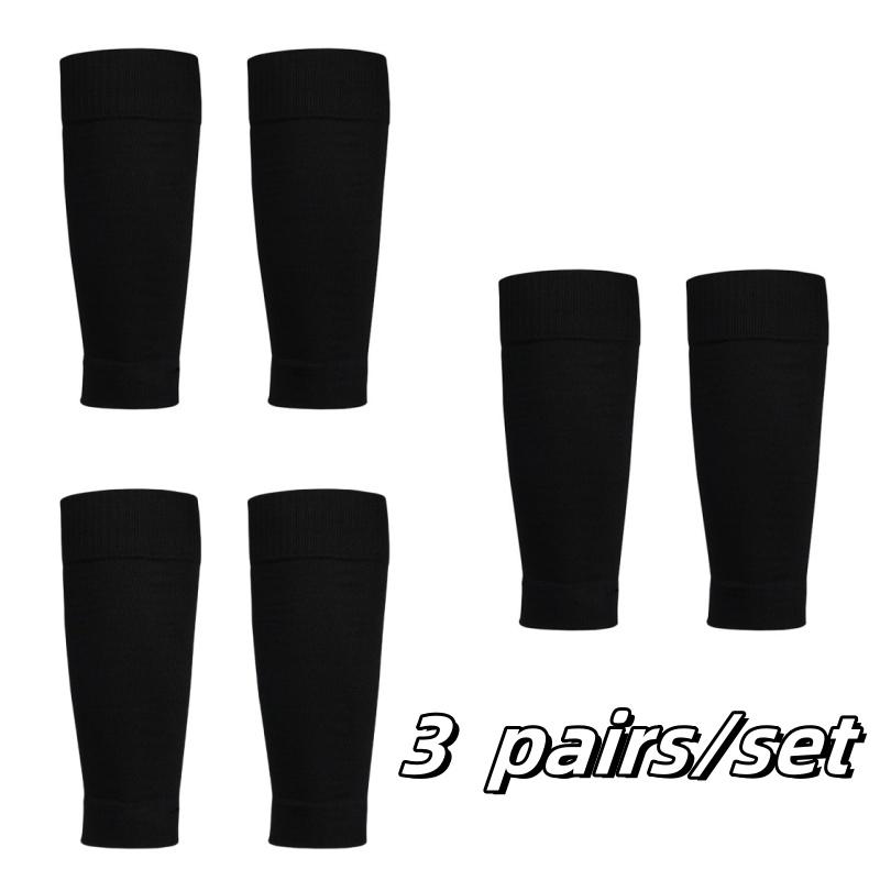 

3 pairs Men s Leg Warmers Basketball Football Sports Socks Adult Shin Guard Calf Socks Brace Socks