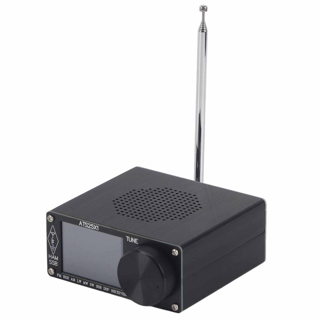 Celopásmový rádiový přijímač LW MW SW SSB AM FM HAM Přenosný celopásmový rádiový přijímač s anténou