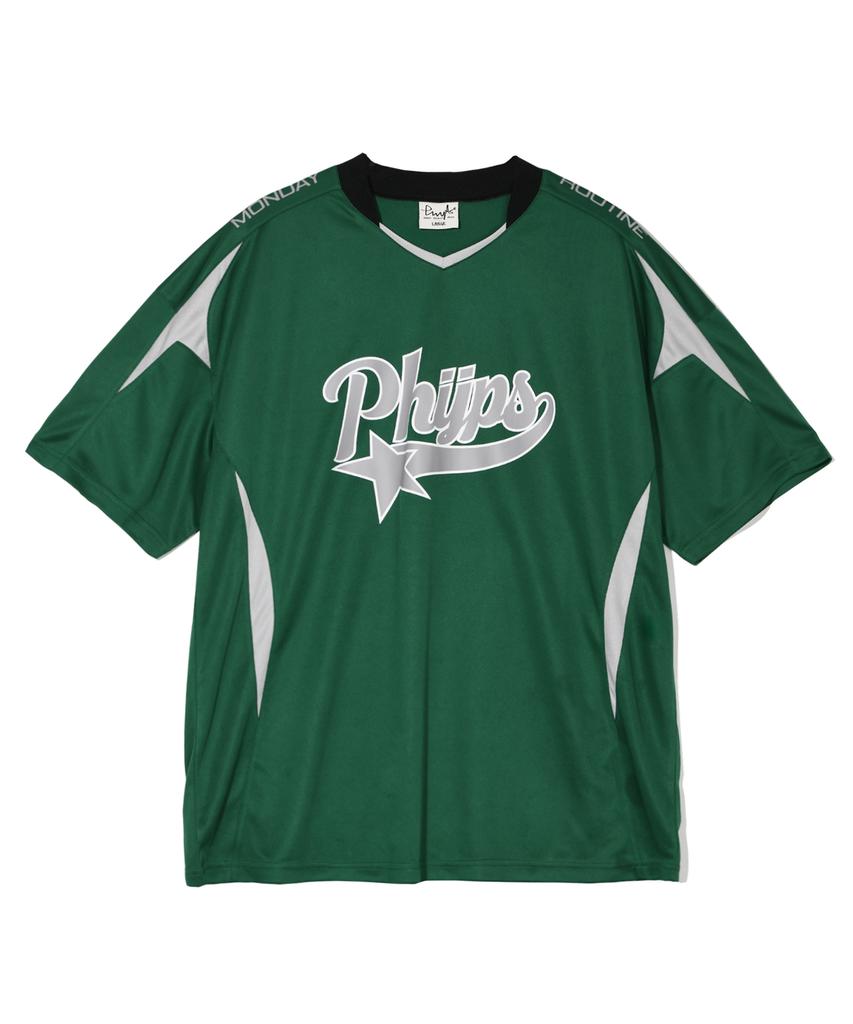 PHYSICAL DEPARTMENT Startail Sporty Short Sleeve T-Shirt_Green