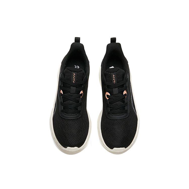 Anta Breathable Non-Slip Shock Absorbing Running Shoes Women Sneakers Black Pink 122125572-1