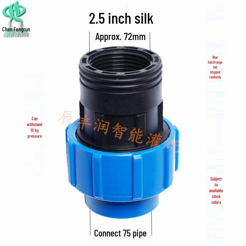 High-Strength Quick Connector for Inner Thread PE, PPR, PVC, and Aluminum-Plastic Pipes