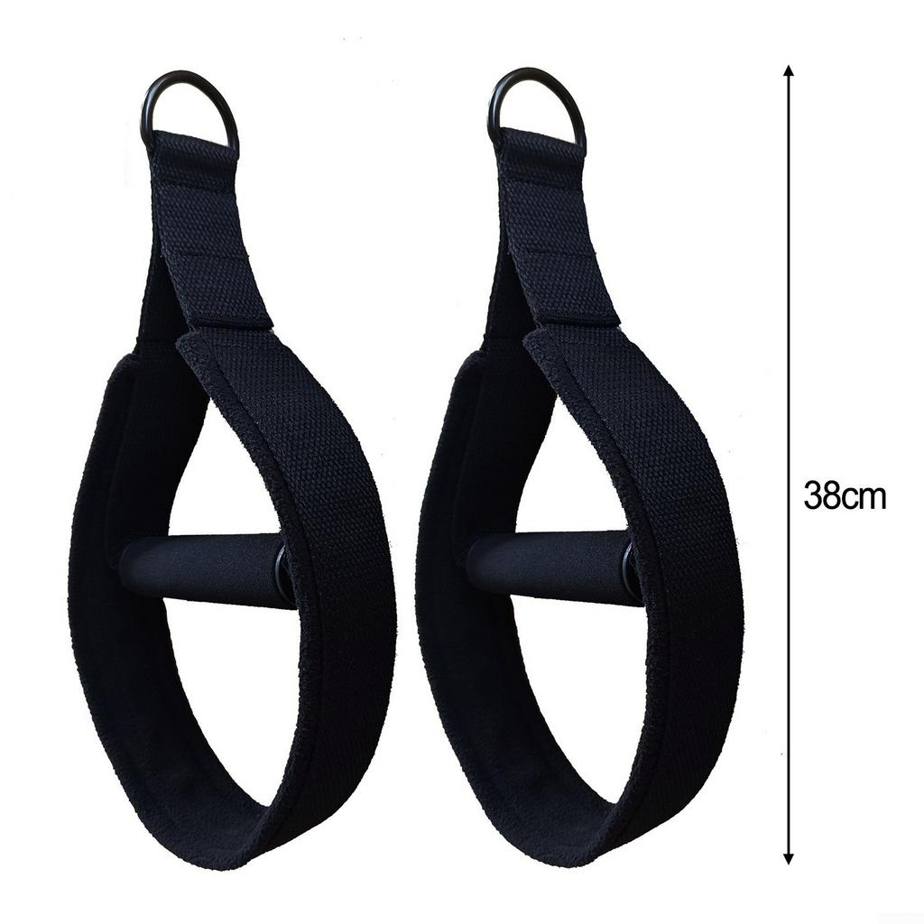 Polar Fleece Double Loop Straps Yoga Straps Circle Foot Straps