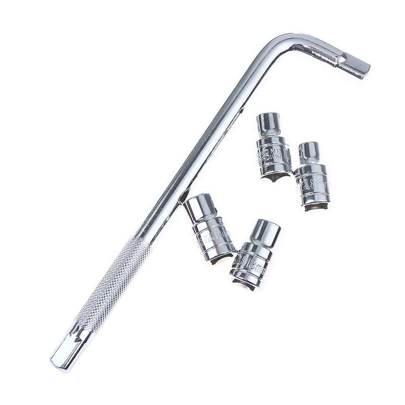 10Pcs/Set Socket Wrench 1/2-Inch Drive With Way Quick Released Hex Socket Ratchet Handle And Bent Rod Mechanic Tool Kit