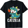 Catzilla Funny Cute Cat T-Shirt