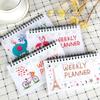 1pcs Stationery Cute Notebook Portable Agenda Diary Weekly Monthly Planner Student Organizer Schedule School Supplies