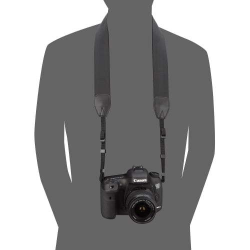 HAKUBA Camera Strap Luft Design Twill Neck Strap 38 for SLR KST-65T38 Black Shoulder Strap 38mm Width Flexible Neck Strap Easy To Wrap Around Your Han