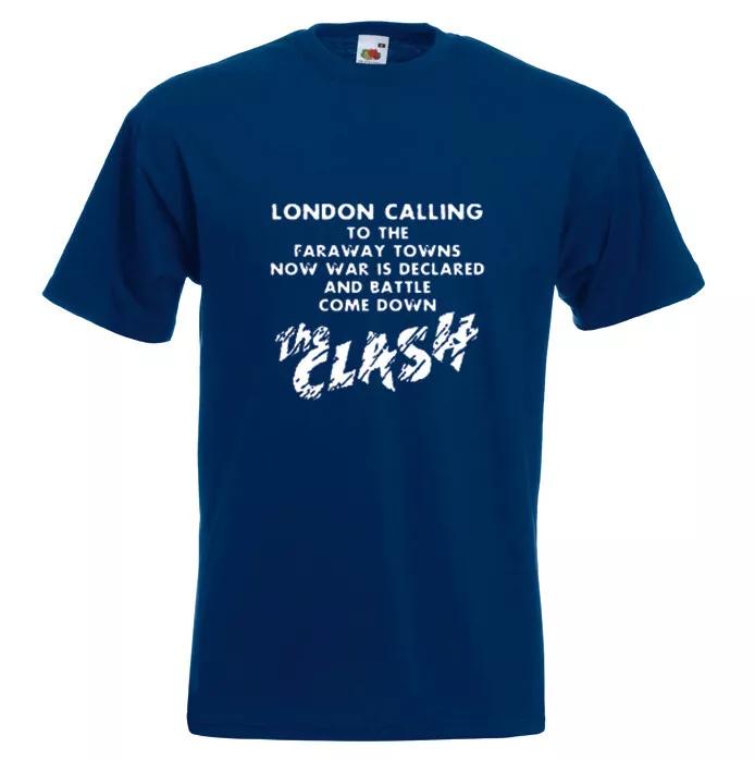 

The Clash London Calling T Shirt Mick Jones Joe Strummer Complete Control Punk S
