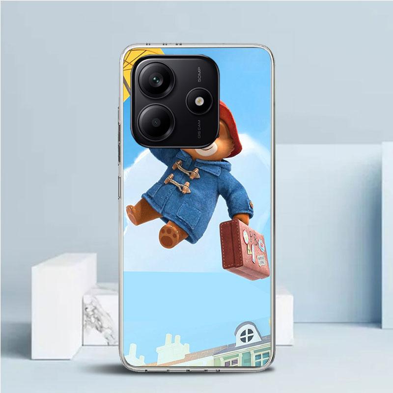 Cute P-PaddingtonS Bear Soft Cover for Xiaomi Redmi Note 15 14 13 12 Pro Plus Phone Case 14S 11S 11T 11E 10S 10 4G Pattern Shell