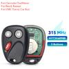 Fob 315Mhz MYT3X6898B 3 Buttons Car Remote Control Key For Chevrolet Trailblazer For Buick Rainier For GMC Envoy Car Key