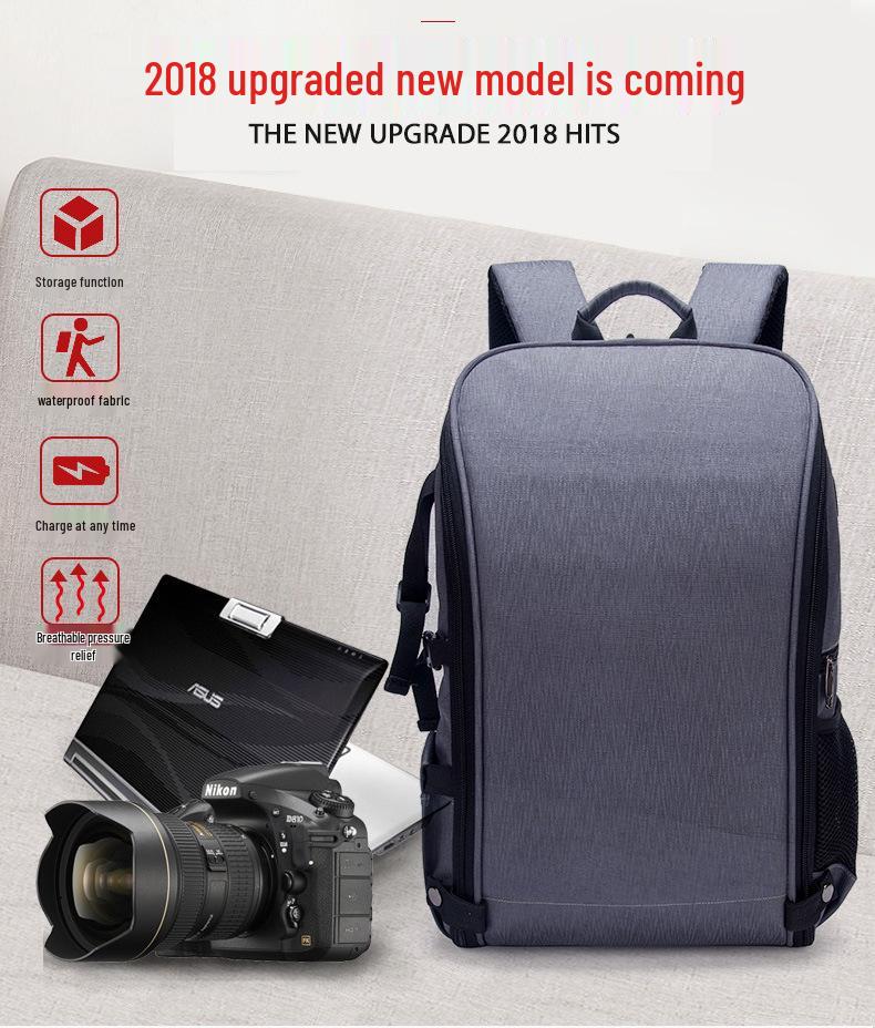 Cross-border DSLR & Drone Travel Bag with Removable Dividers for Photography