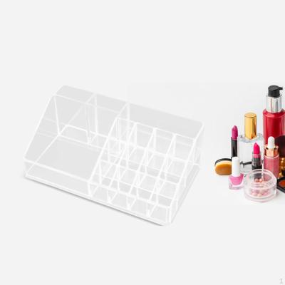 Acrylic Cosmetic Storage Box Display Case Compact Lipstick Holder Desktop Organizer