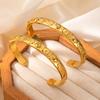 Moon Star Sun Bangle Bracelet Gold Sliver Stylish Metal Open Wrist Vintage Fashion Party Zircon Gift for Women
