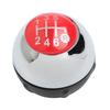 Plastic Knob Manual Gear Shifter Knob Vehicle Customization Speed Number 6 R Material Plastic Mounting Hole 10mm