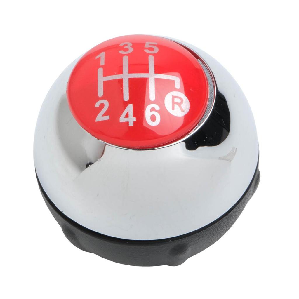Plastic Knob Manual Gear Shifter Knob Vehicle Customization Speed Number 6 R Material Plastic Mounting Hole 10mm
