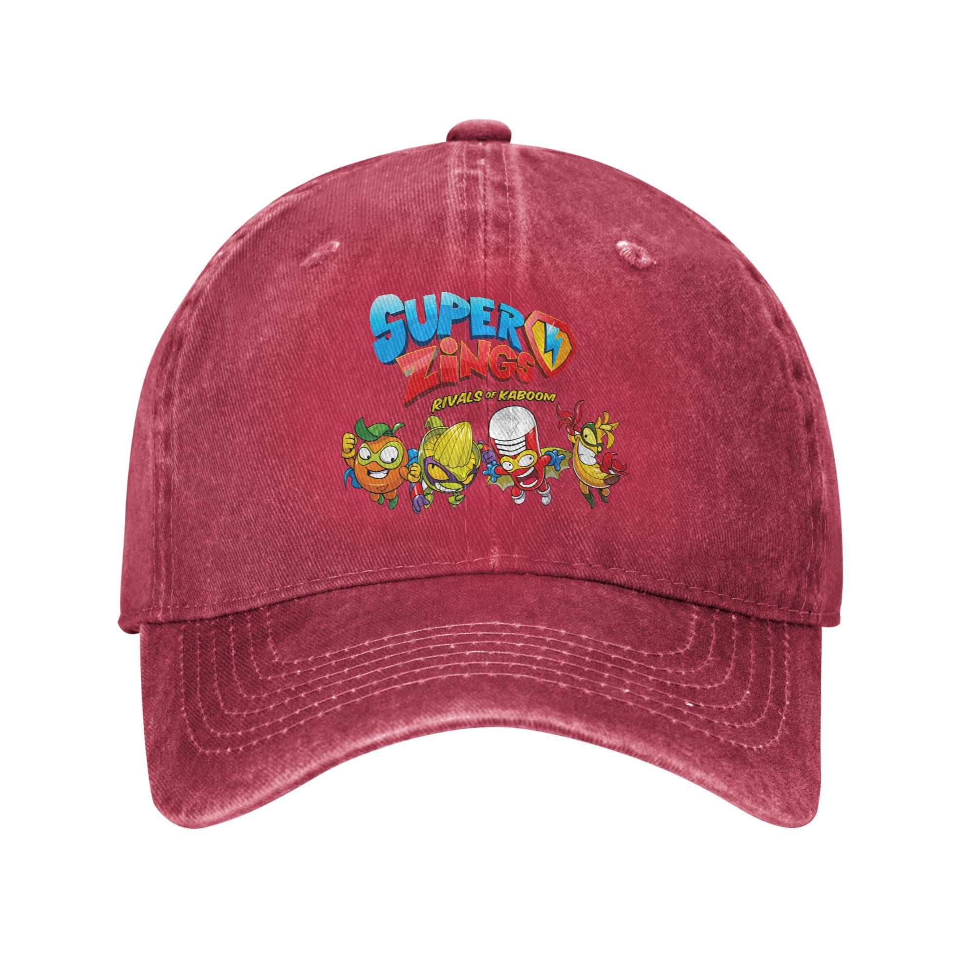 Super Zings Game Superthing  Casual Baseball Cap Spring Running Hippie Snapback Cap Couple Women Trendy Baseball Caps One Size