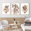 Barbershop Salon Hair Style Club Wall Art Canvas Painting Nordic Posters And Prints Fashion Pictures For Living Room Girl Decor