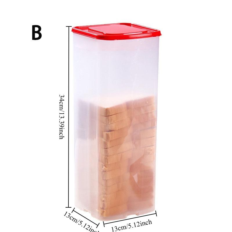 

Пластиковая хлебница с герметичной крышкой и поддоном, ящик для хранения хлеба, ящик для хранения сэндвич-хлеба, ящик для хранения макаронных изделий, банка для мультизерновых продуктов