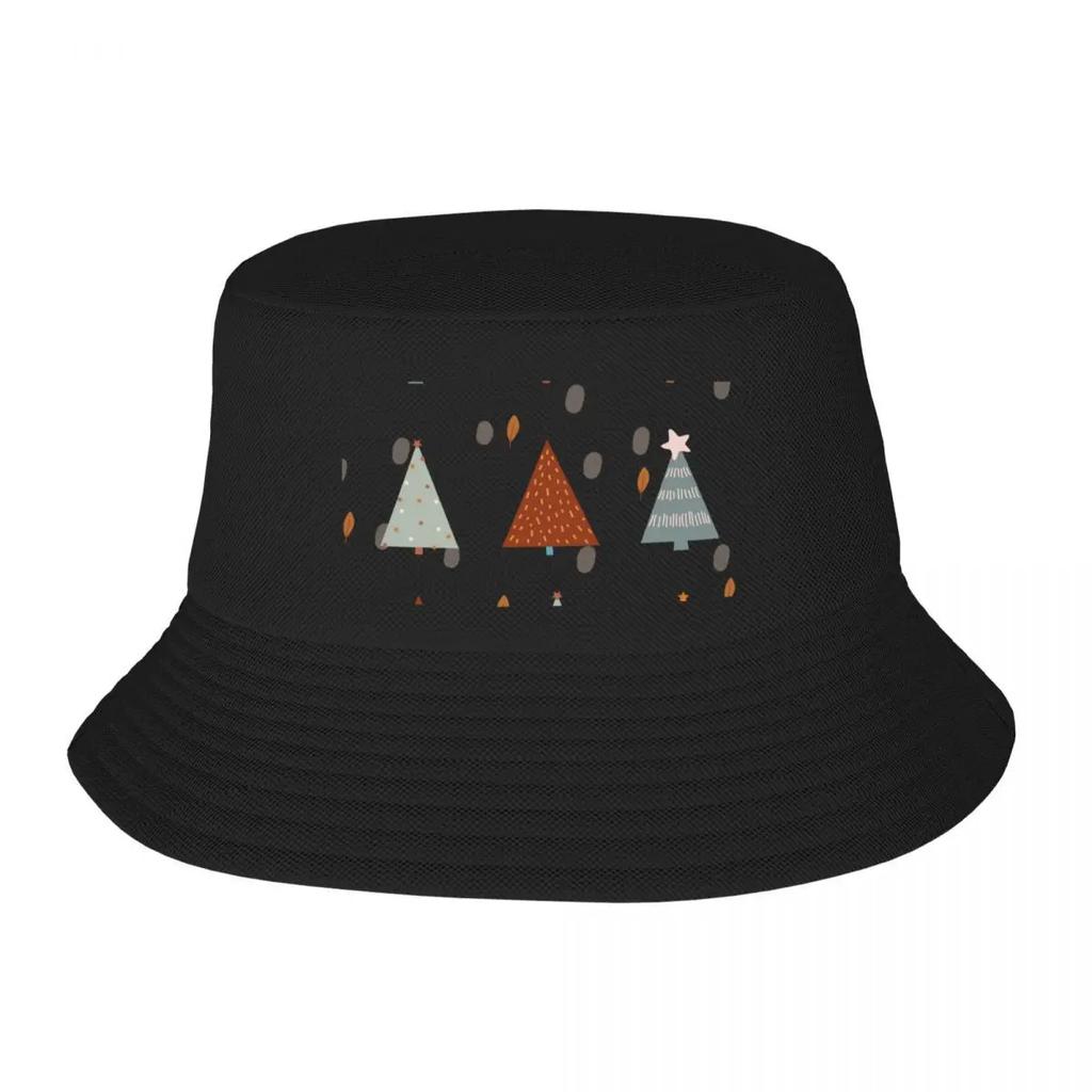 New Christmas Tree Bucket Hat Sunscreen dad hat Luxury Hat Beach Outing GirlS Hats Unisexs