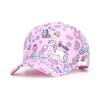 Dinosaur & Butterfly Digital Print Children's Sun Protection Baseball Caps