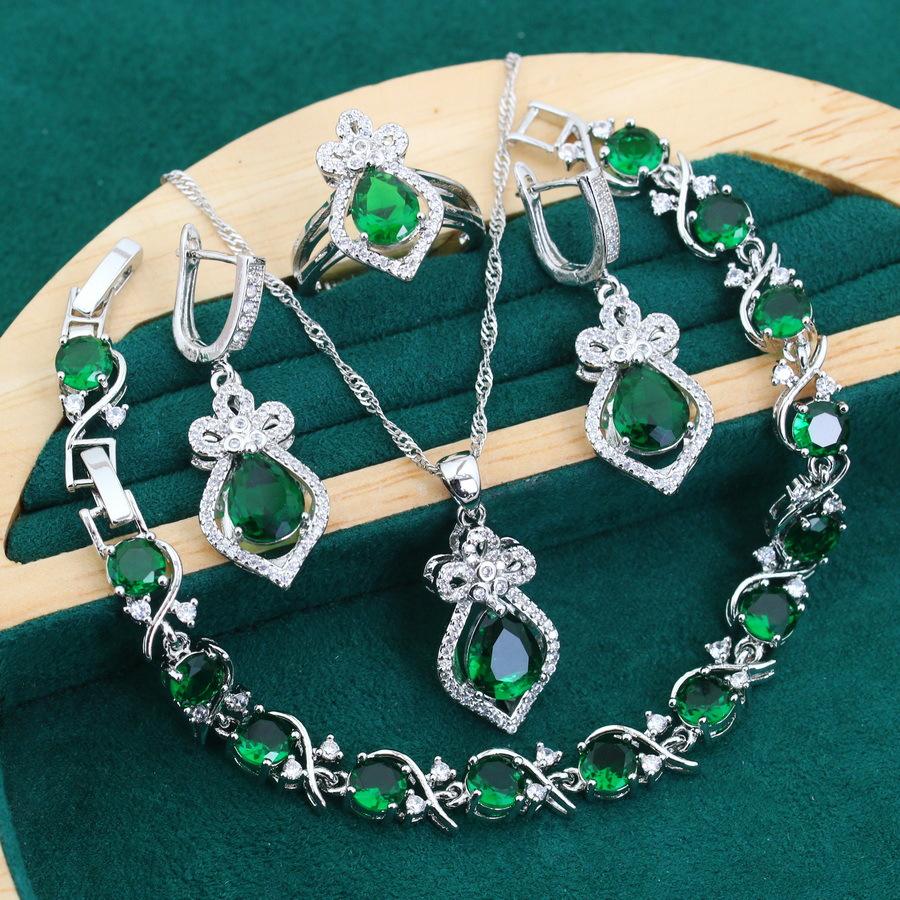 

Европейская и североамериканская мода, легкие роскошные ювелирные изделия класса ААА с инкрустацией из циркония, серьги, кольца, ожерелья, подарок на День матери 10 yards