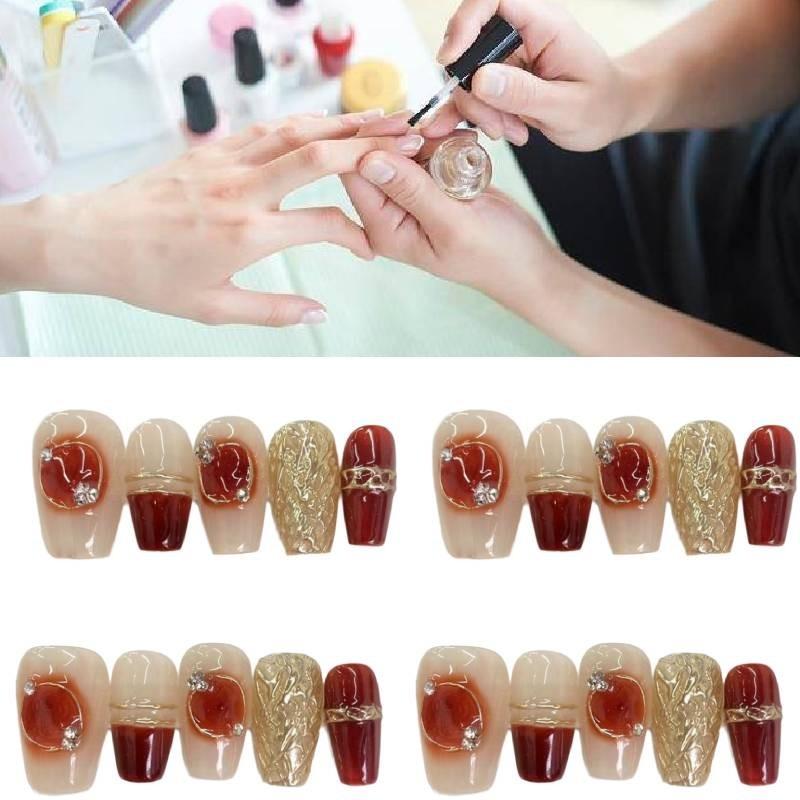 Wear Handmade Nail Fashion Casual Simple Exquisite Classic Nail Style Patch