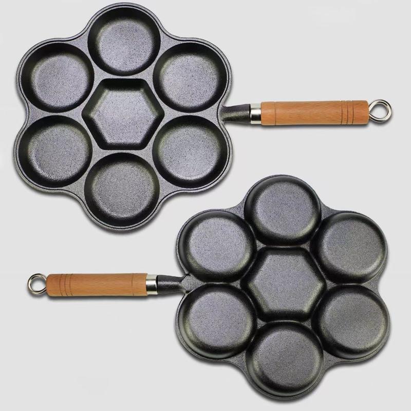Utao 5-Hole Non-Stick Breakfast Frying Pan