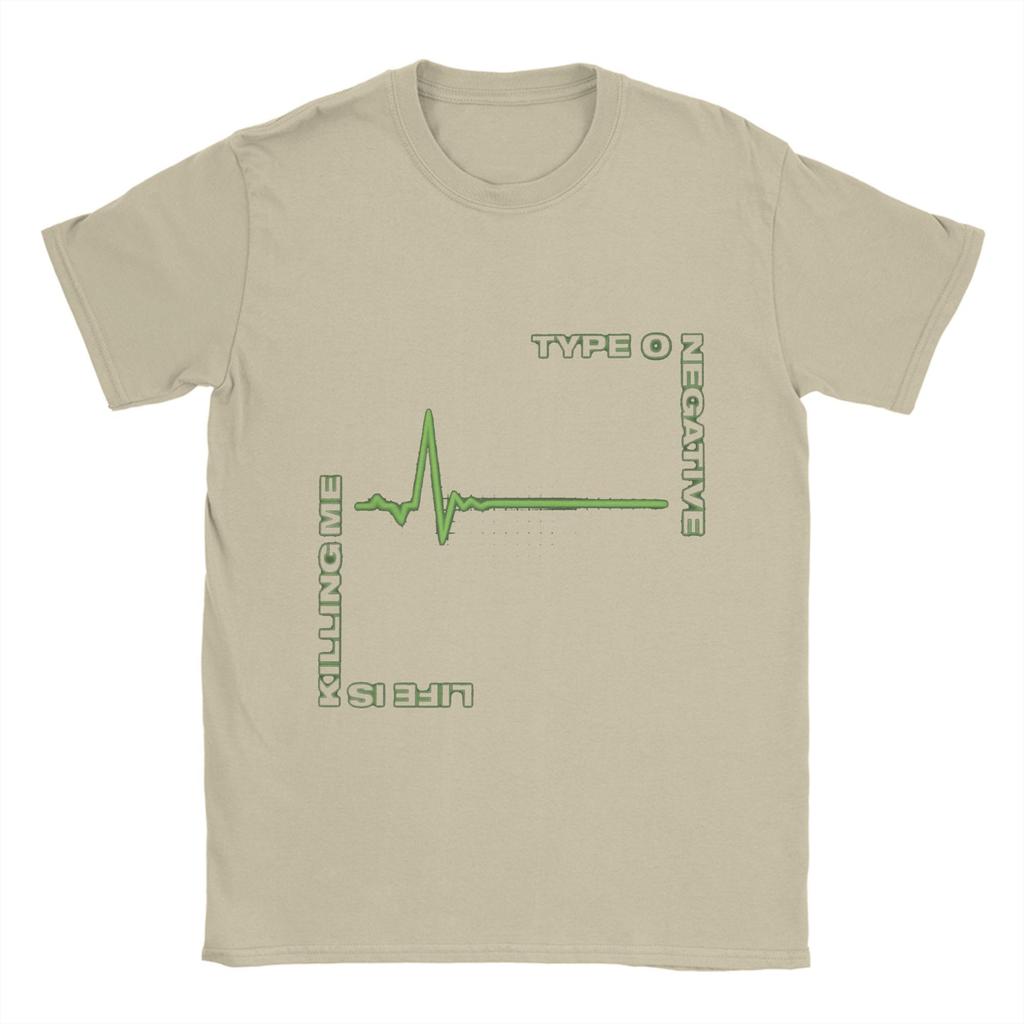 Novelty Rock Band Type O Negative  T-Shirt for Men Crew Neck Pure Cotton T Shirts  Short Sleeve Tee Shirt New Arrival Tops