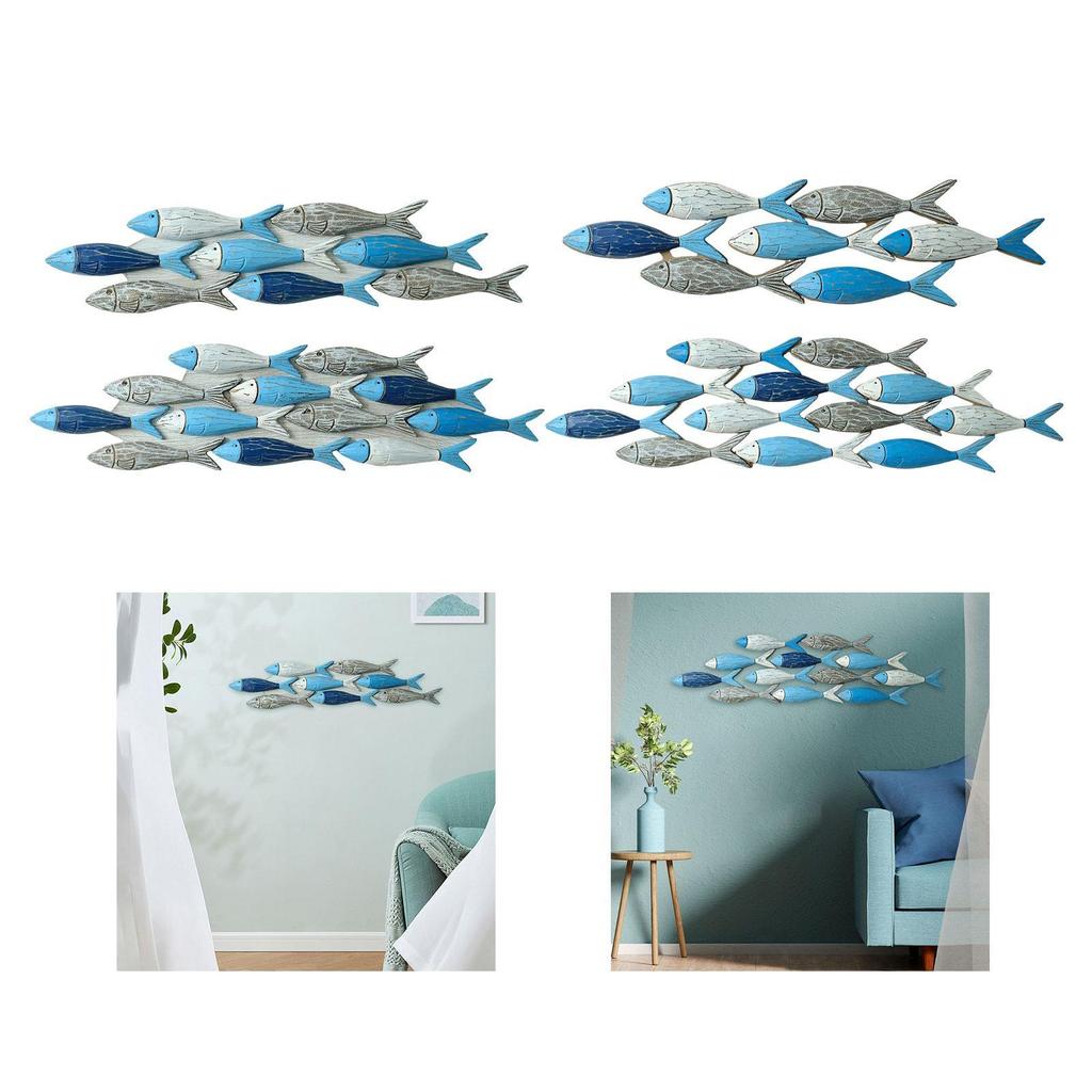 Scultura Murale a Forma di Pesce in Legno Decorazione Murale Moderna a Forma di Pesce Decorazione Interna per la Casa Artigianato per Soggiorno Camera da Letto