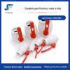PPR Plastic Ball Valve Switch - High Flow Steel Handle, Thickened Joint, High Temp Resistance, 4/6 Points.