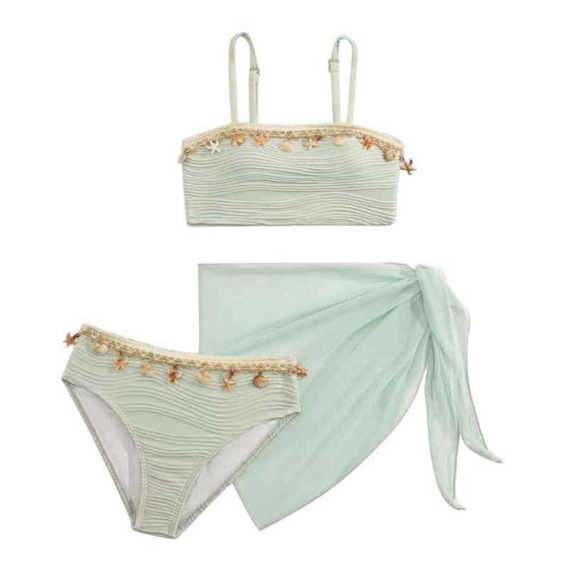 Sunshine kids clothing 8-12 Jaar Kinderen Meisjes Zomer Zwemkleding Bikini Set Strandkleding 9Y