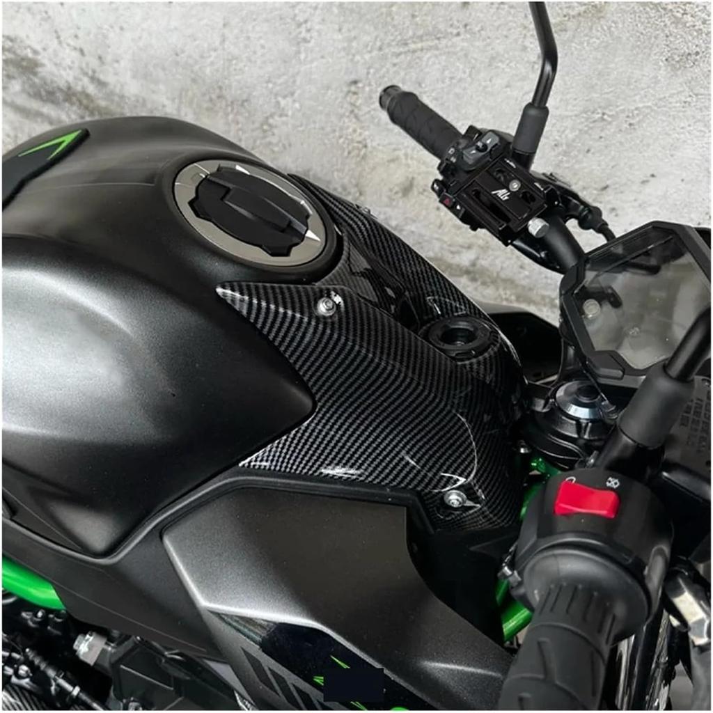 Compatible With 650 Z 650 2017-2023 Motorcycle Hole Ignition Switch Cover Gas Tank Fairing Cowl 650 Z650(Carbon Fiber color)