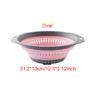 Collapsible Silicone Kitchen Storage Basket Multi-use Fruit Vegetable Drainer Foldable Kitchen Draining Organzier