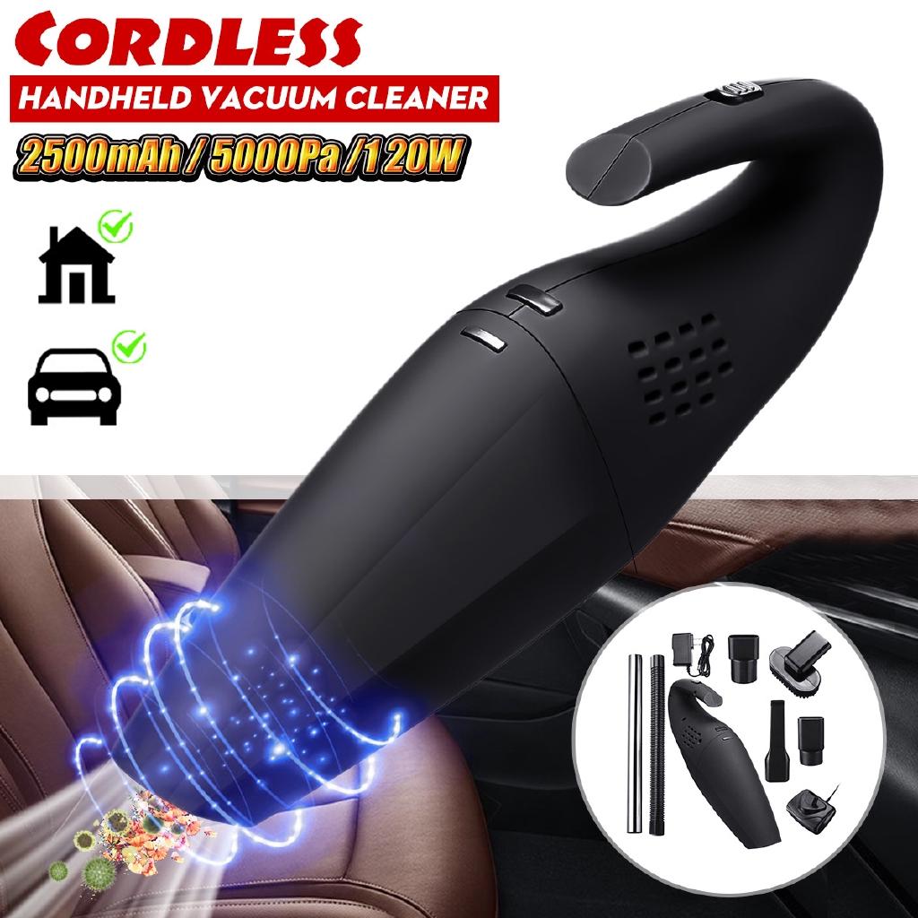 120W Cordless Handheld Vacuum Cleaner HandStick Cyclon Auto Wireless Cleaning Tool Super Suction Wet And Dry Dual Use
