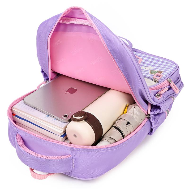 Elementary School Bags Boys and Girls Spine Care To Reduce Burden Backpacks Children's Large-capacity Student Schoolbags