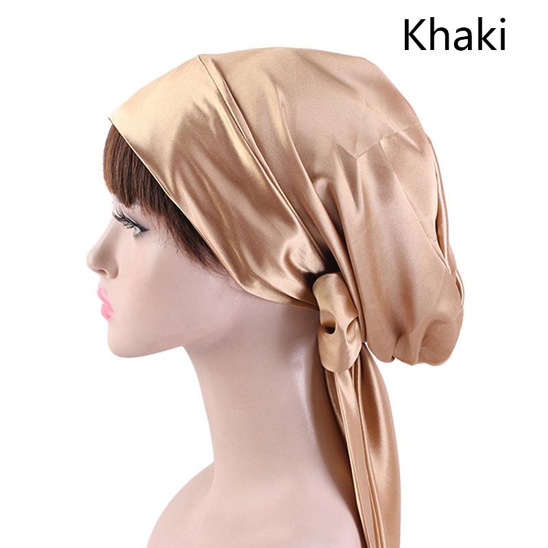 Buy Silk Night Sleep Cap Hair Bonnet 
