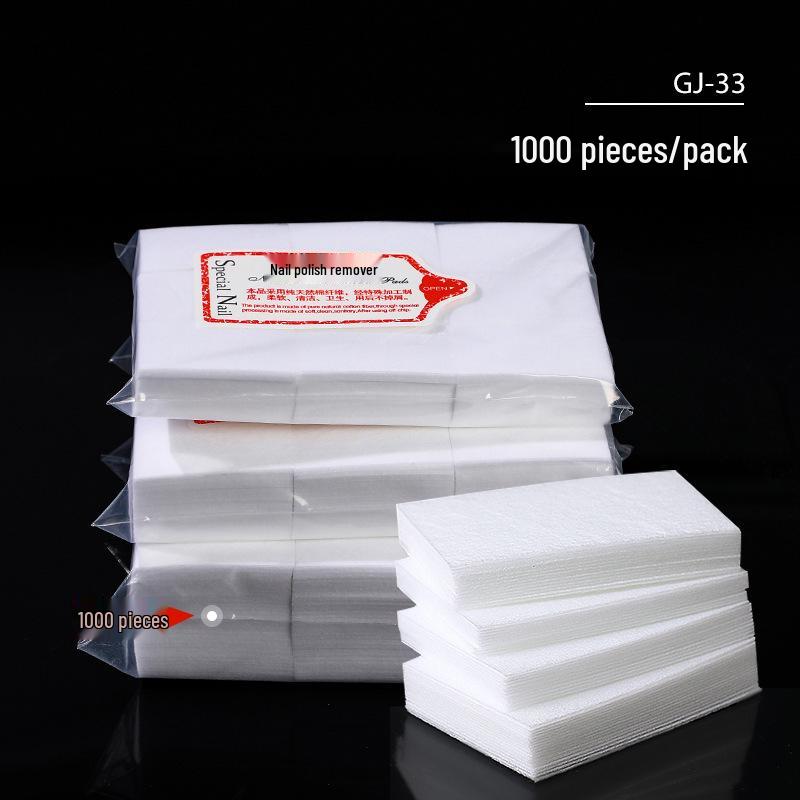 Lint-Free Nail Polish Remover Pads - Professional Cotton Pads for Nail Salons