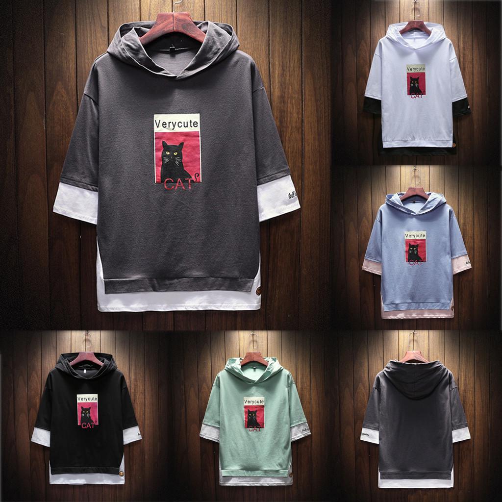 Summer Fashion Printing Hoodie Loose 