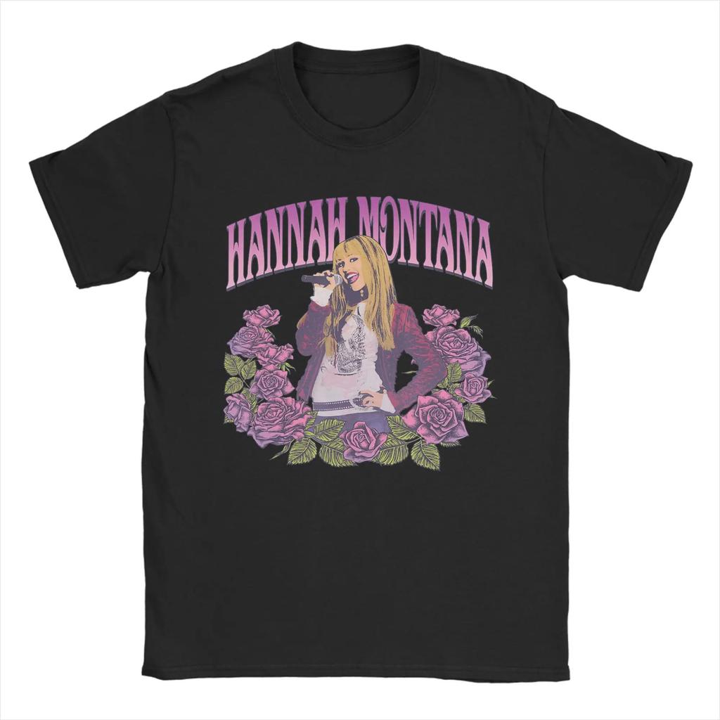2026 Y2K Vintage Summer Hip Pop Hannah Montana 20th Anniversary TShirt Cotton Casual Print Tee Shirt for Women Unisex