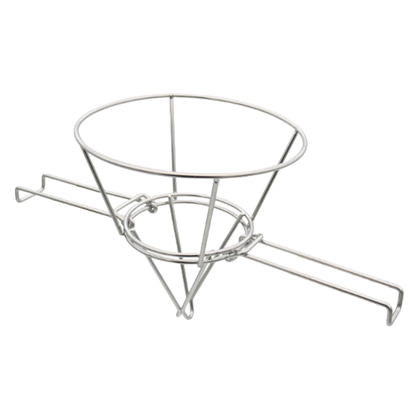 Commercial Frying Oil Strainer Food Grade Oil Filter 304 Stainless Steel Texture Suitable for Kitchen Appliances 1