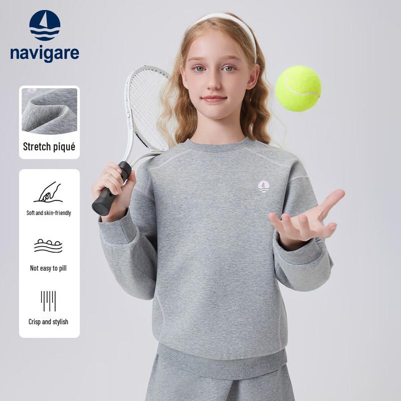 Navigare Kids' Crewneck Long-Sleeve Sweatshirt