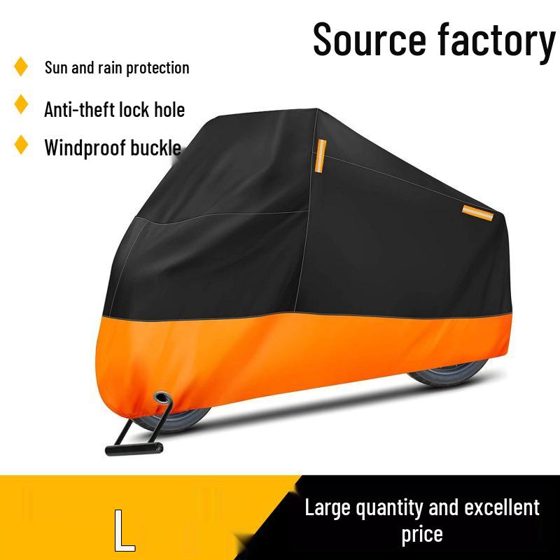 Oxford Cloth Motorcycle & E-Bike Cover: Rainproof, Dustproof, and Sunscreen Protection