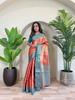 Women's Pure Tissue Silk Saree with Zari Weaving & Meena Work | Elegant Jaal Design | Contrast Running Blouse | Indian Wedding & Party Wear Saree