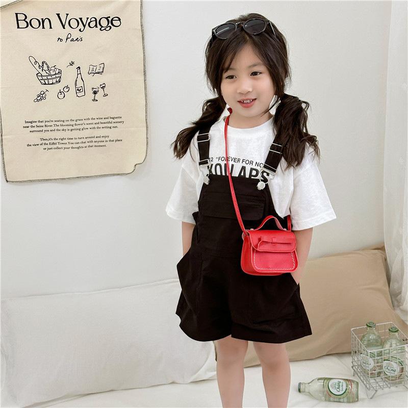 Fashion Small Purse Hand Bag For Little Girls Toddler Kids Cute Bow Messenger Bag Crossbody Bag Coin Wallet Single Shoulder Bag